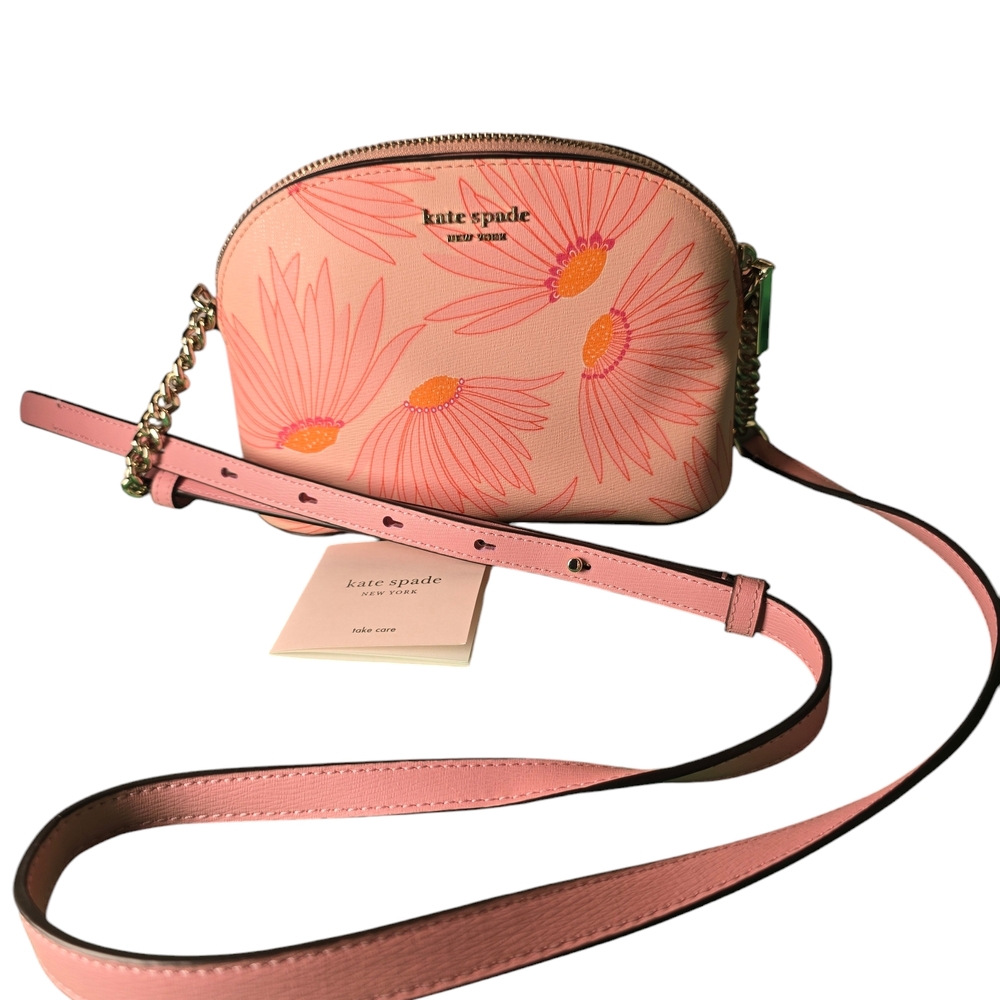 Kate Spade Pink Floral Crossbody Bag